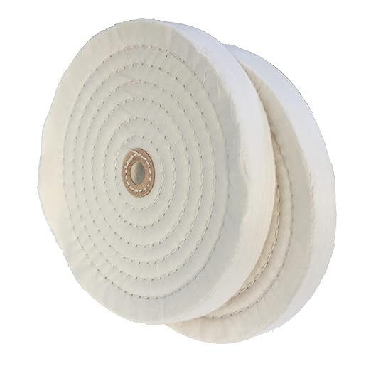 cloth buffing wheel – white cloth buffing wheel – white