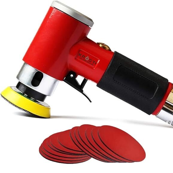 Home air angle sander – velcro backing pneumatic machine